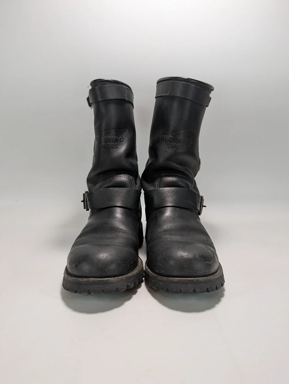 Red Wing Boots Black Engineer Motorcycle Boots 970